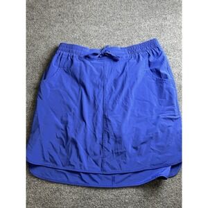 Duluth Blue Skort Women's Small Elastic Waist Drawstring‎ 1080